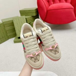 Aurora Custom StudioGucci Screener GG Supreme Sneakers