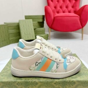 Aurora Custom StudioGucci Screener GG Supreme Sneakers