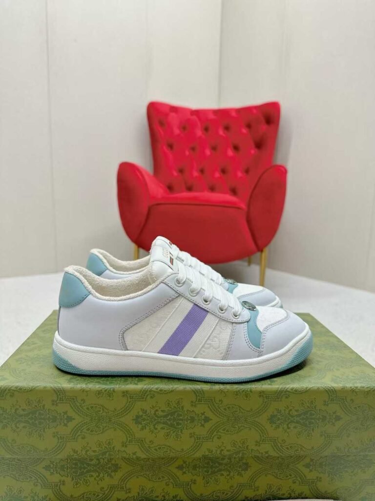 Aurora Custom StudioGucci Screener GG Supreme Sneakers