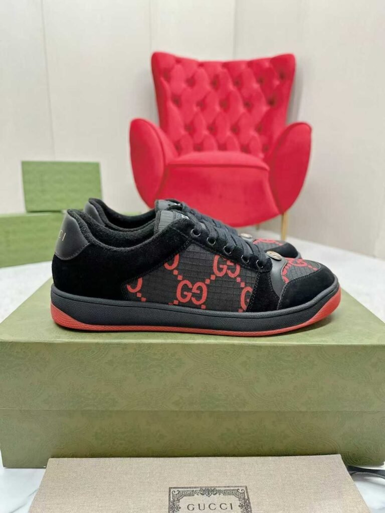 Aurora Custom StudioGucci Screener GG Supreme Sneakers
