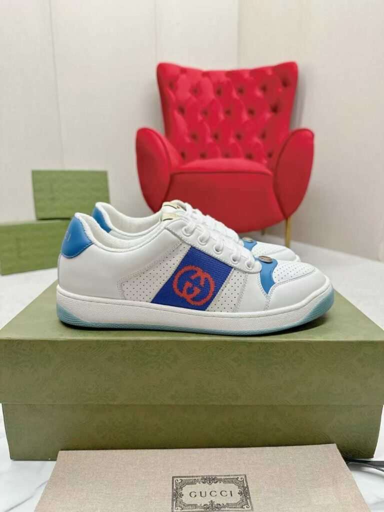 Aurora Custom StudioGucci Screener GG Supreme Sneakers