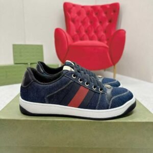 Aurora Custom StudioGucci Screener GG Supreme Sneakers