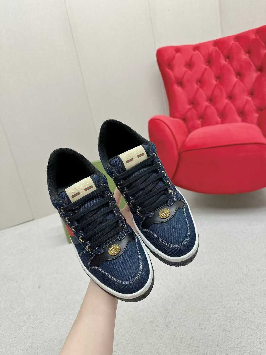 Aurora Custom StudioGucci Screener GG Supreme Sneakers - Image 3