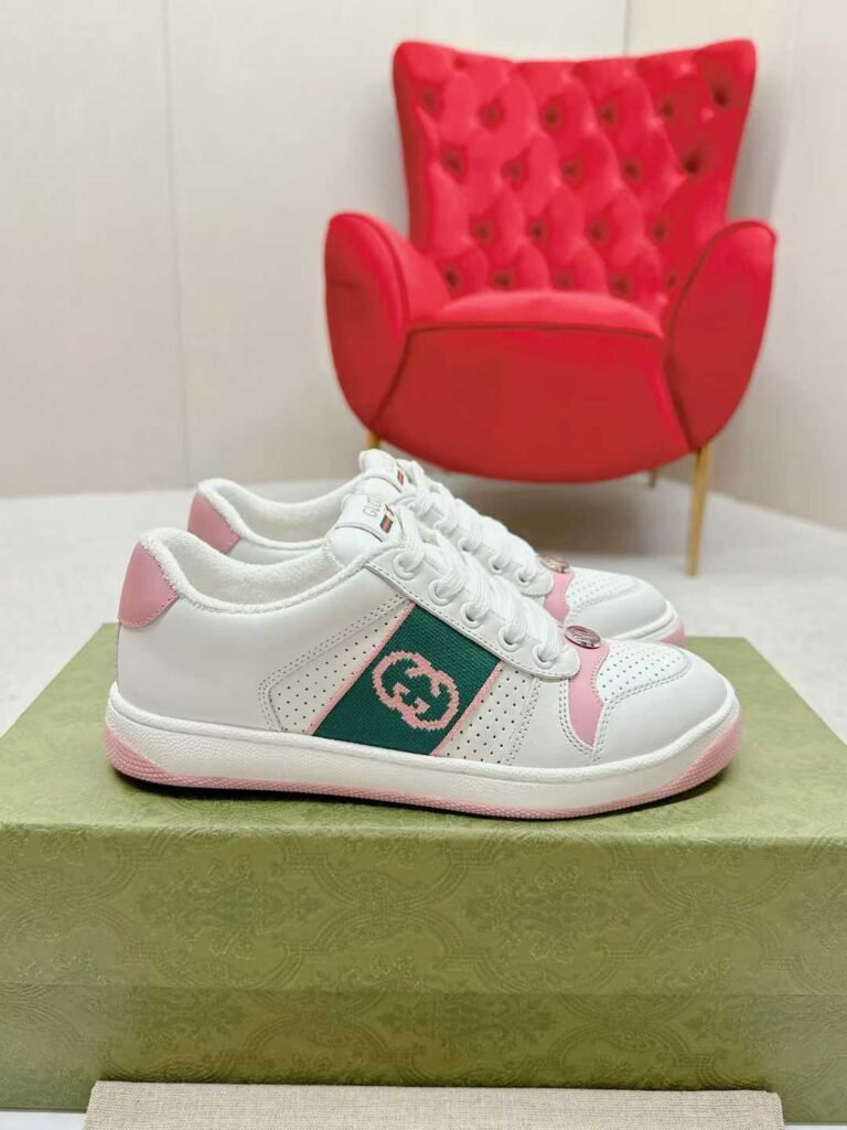 Aurora Custom StudioGucci Screener GG Supreme Sneakers