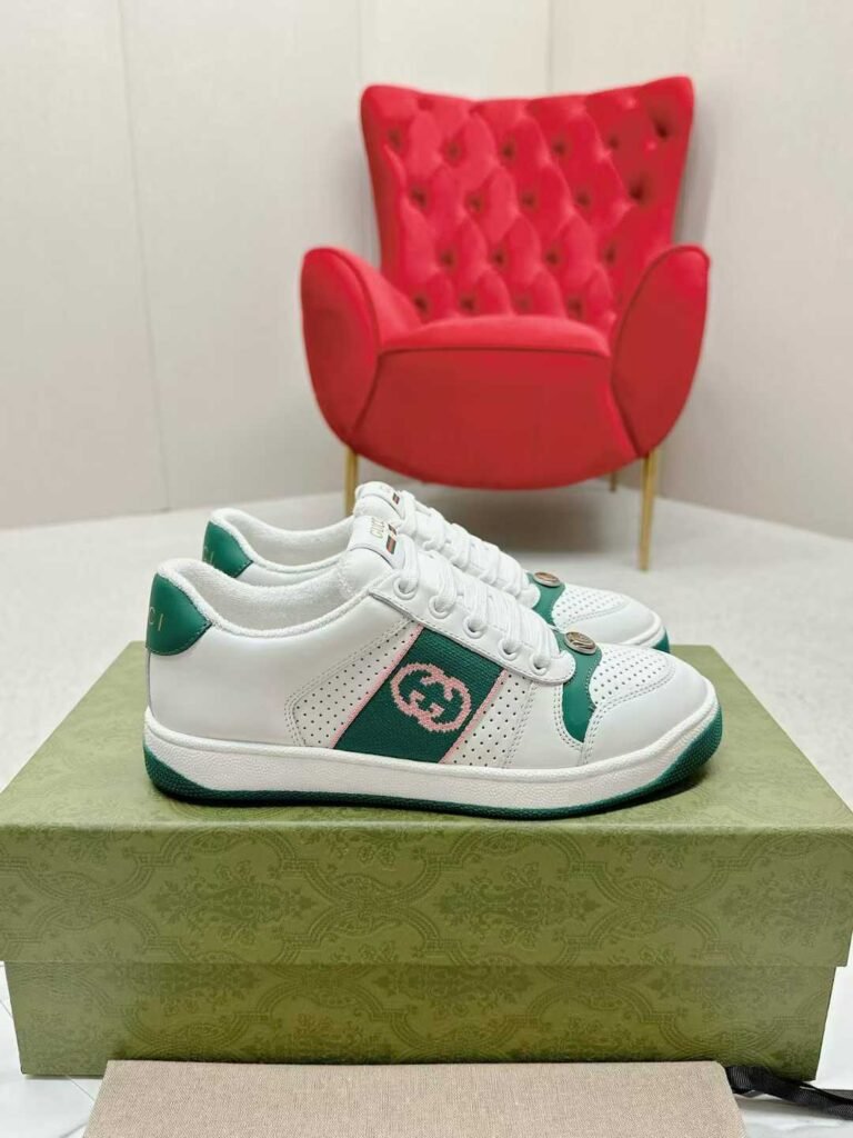 Aurora Custom StudioGucci Screener GG Supreme Sneakers