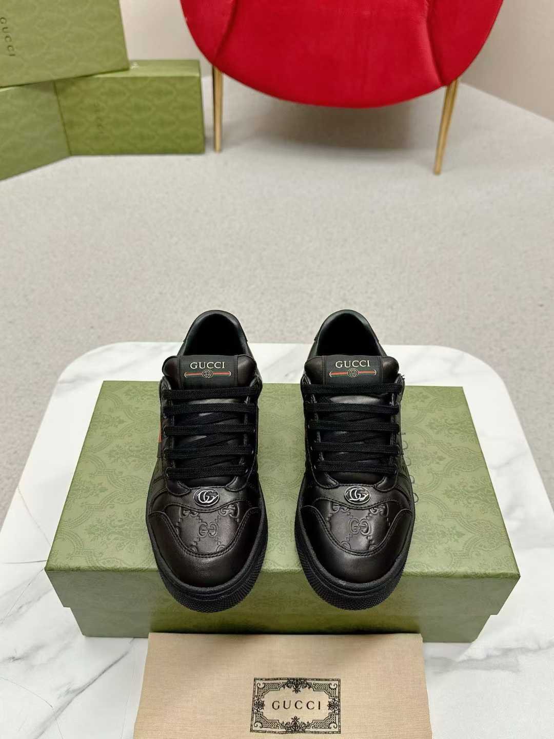 Aurora Custom StudioGucci Screener GG Supreme Sneakers - Image 2
