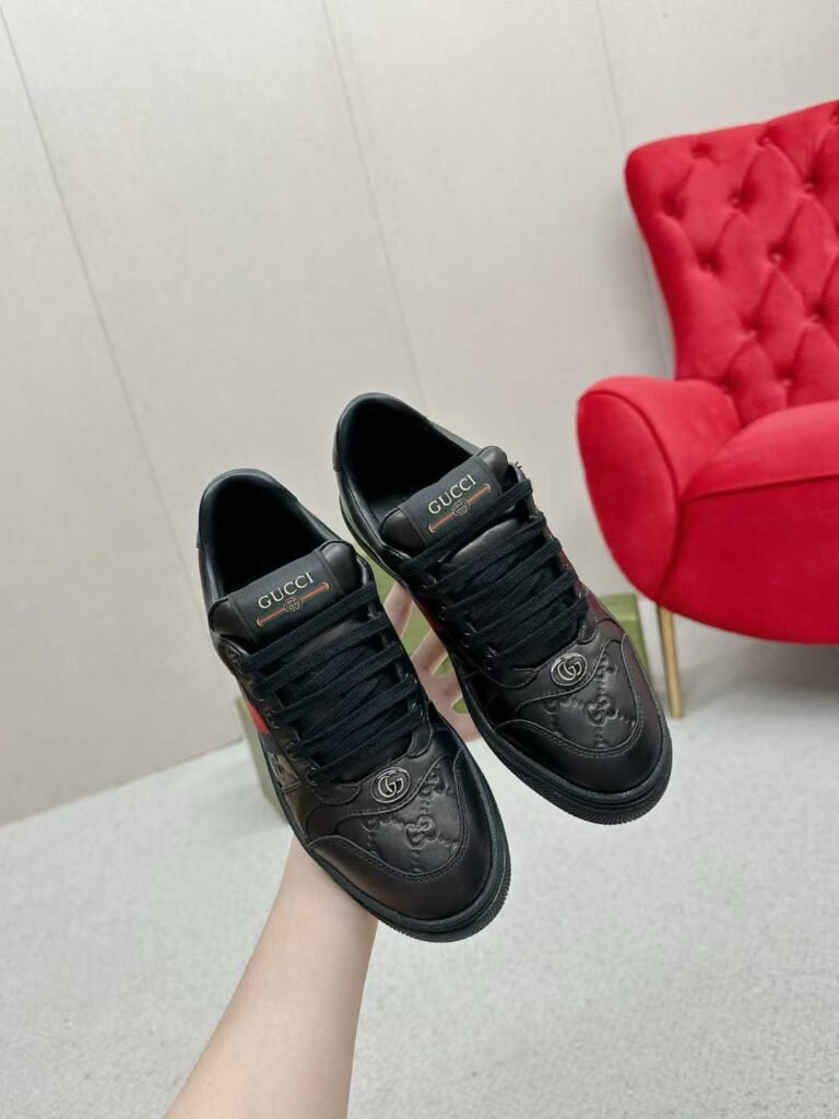 Aurora Custom StudioGucci Screener GG Supreme Sneakers