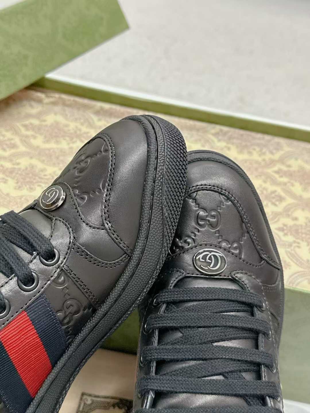 Aurora Custom StudioGucci Screener GG Supreme Sneakers - Image 7