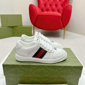 Aurora Custom StudioGucci Screener GG Supreme Sneakers