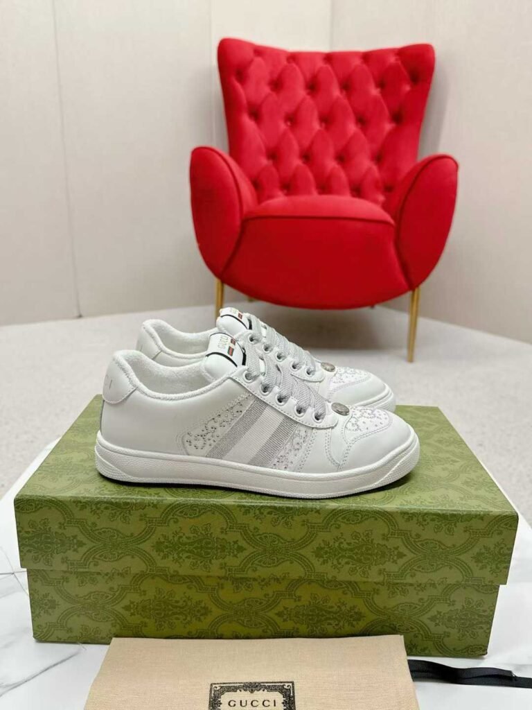 Aurora Custom StudioGucci Screener GG Supreme Sneakers