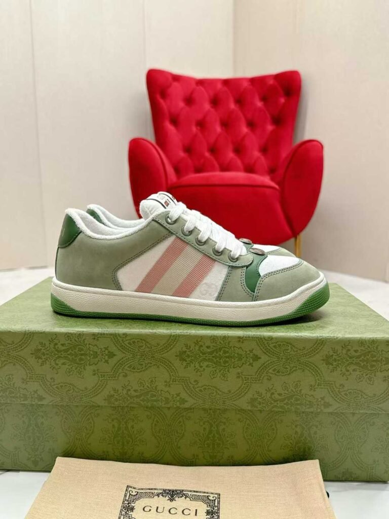 Aurora Custom StudioGucci Screener GG Supreme Sneakers