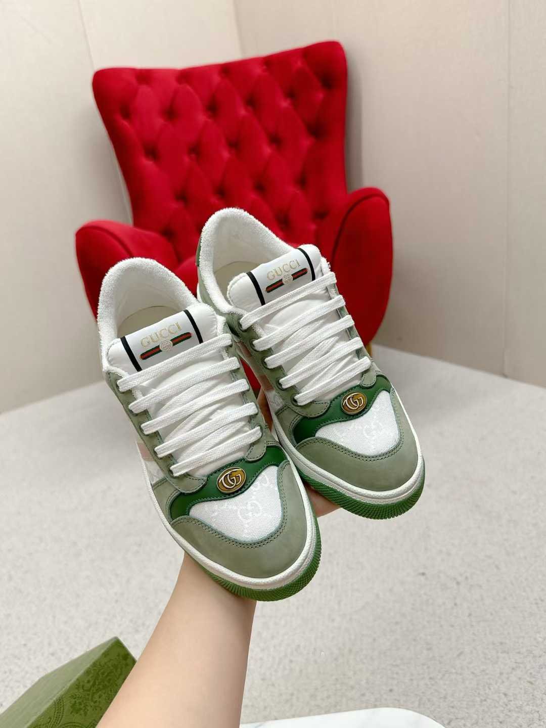 Aurora Custom StudioGucci Screener GG Supreme Sneakers - Image 8