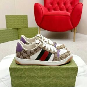 Aurora Custom StudioGucci Screener GG Supreme Sneakers