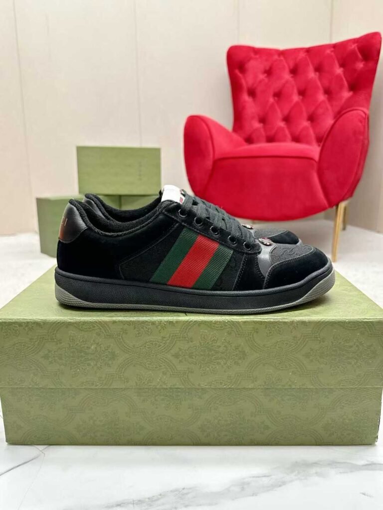 Aurora Custom StudioGucci Screener GG Supreme Sneakers