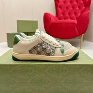 Aurora Custom StudioGucci Screener GG Supreme Sneakers