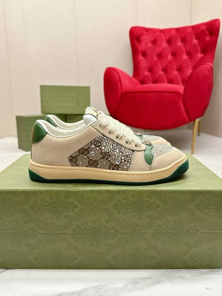 Aurora Custom StudioGucci Screener GG Supreme Sneakers