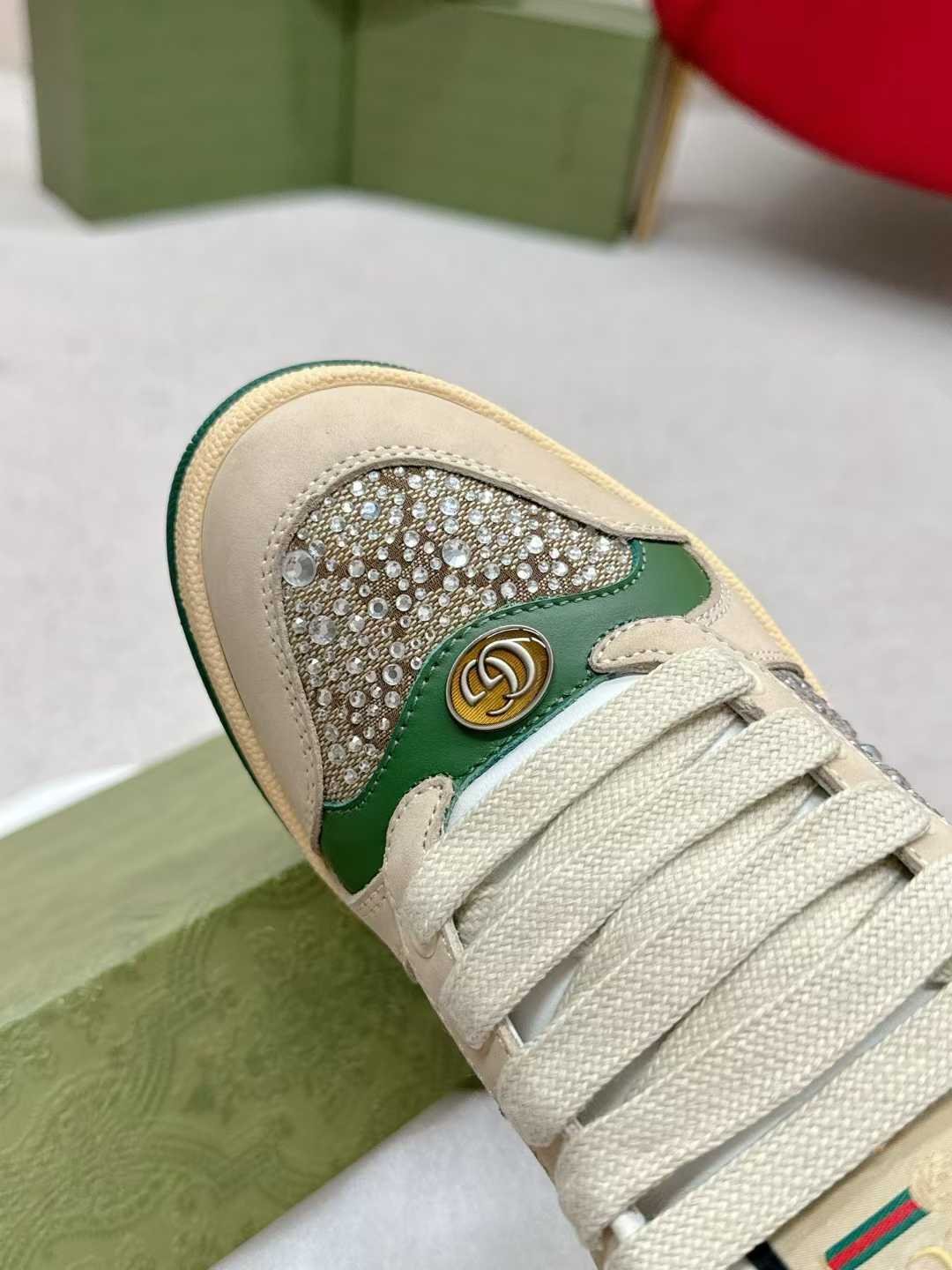 Aurora Custom StudioGucci Screener GG Supreme Sneakers - Image 8