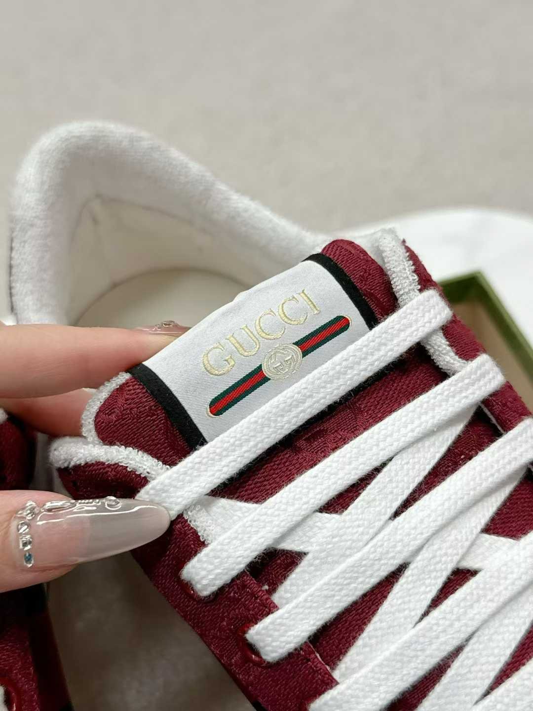 Aurora Custom StudioGucci Screener GG Supreme Sneakers - Image 6