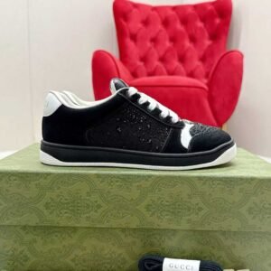 Aurora Custom StudioGucci Screener GG Supreme Sneakers