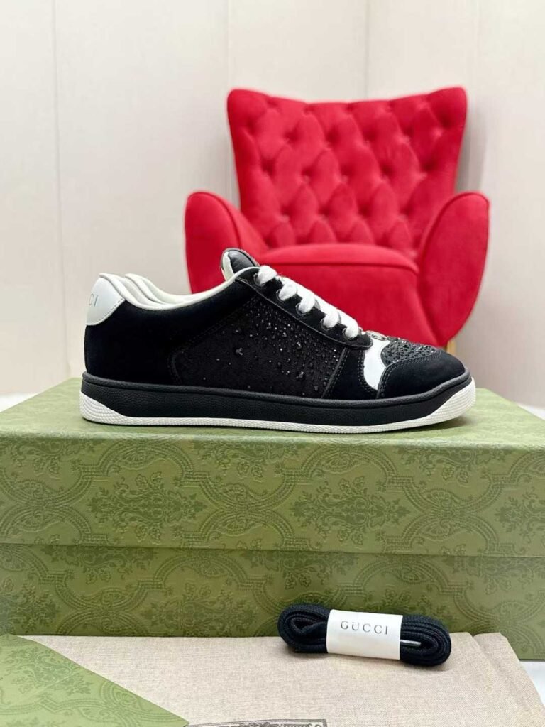 Aurora Custom StudioGucci Screener GG Supreme Sneakers