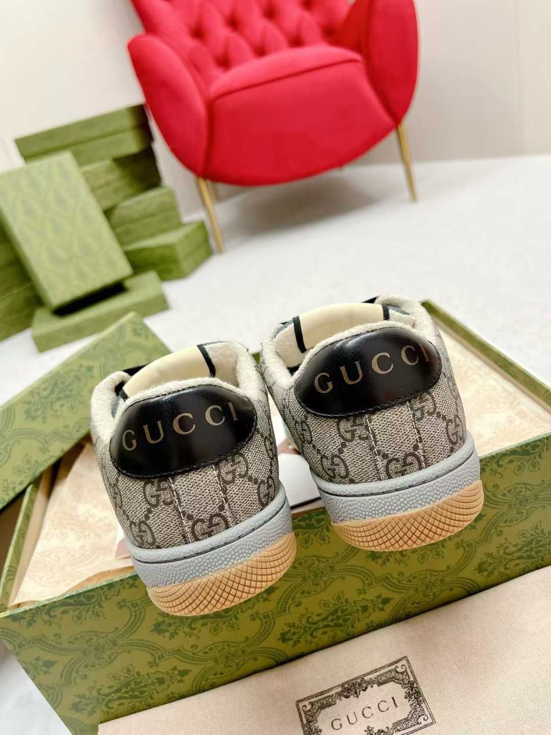 Aurora Custom StudioGucci Screener GG Supreme Sneakers - Image 7