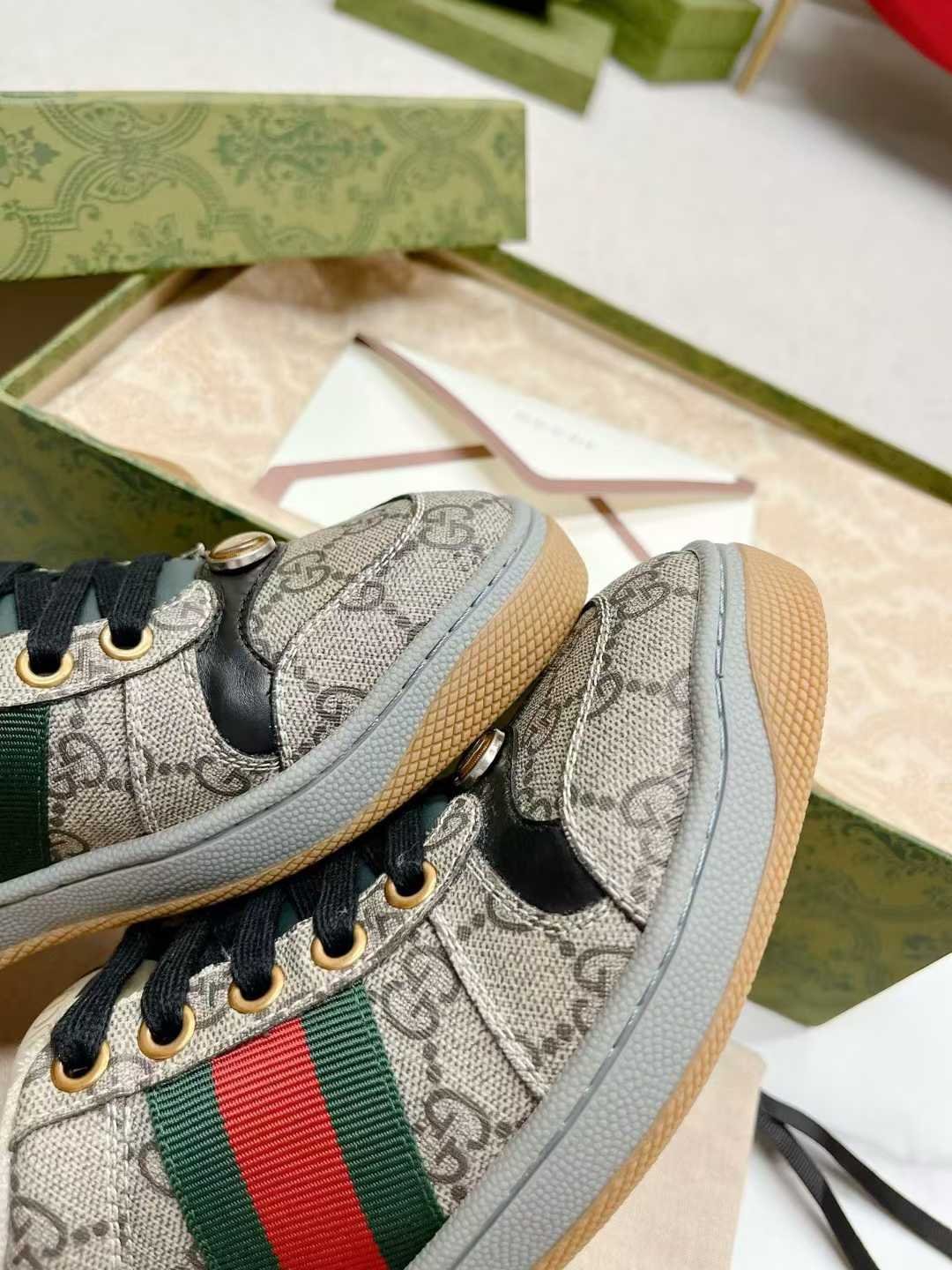 Aurora Custom StudioGucci Screener GG Supreme Sneakers - Image 8