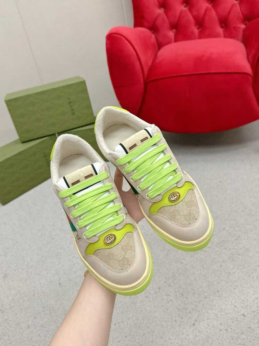 Aurora Custom StudioGucci Screener GG Supreme Sneakers - Image 4