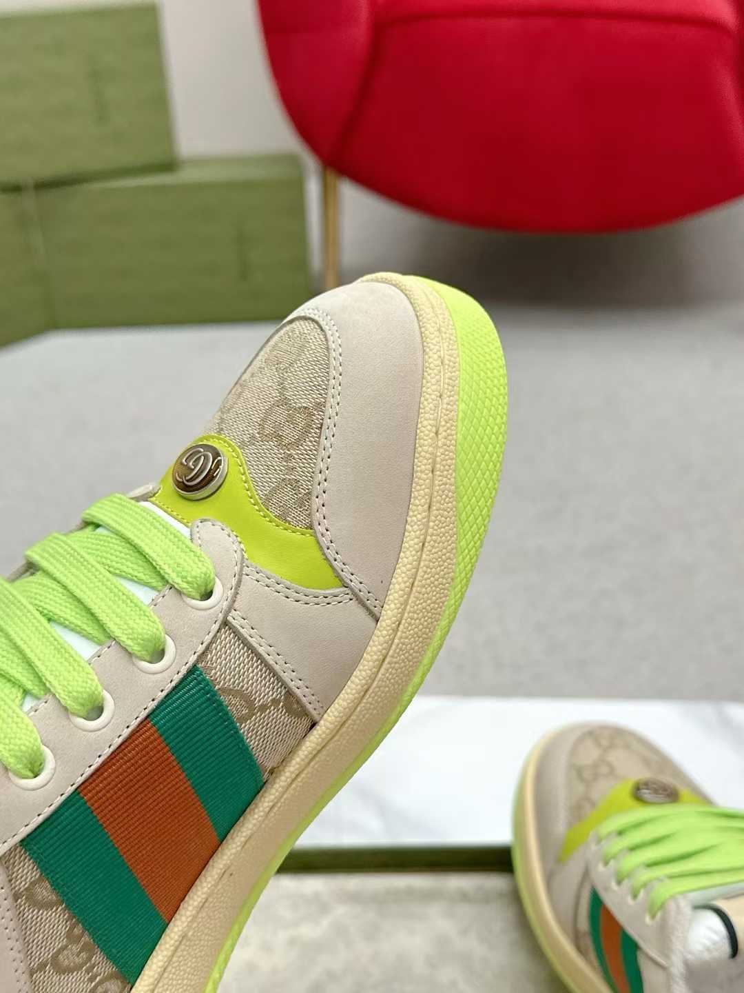Aurora Custom StudioGucci Screener GG Supreme Sneakers - Image 7