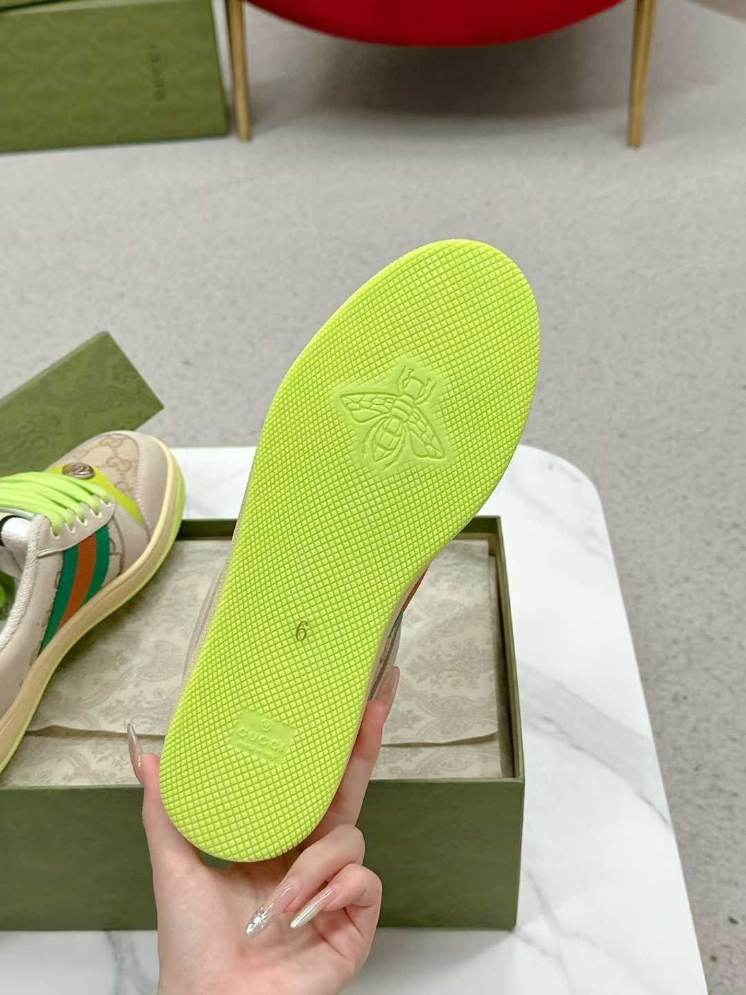 Aurora Custom StudioGucci Screener GG Supreme Sneakers - Image 8