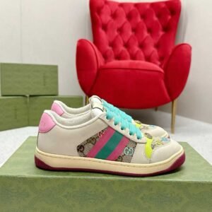 Aurora Custom StudioGucci Screener GG Supreme Sneakers