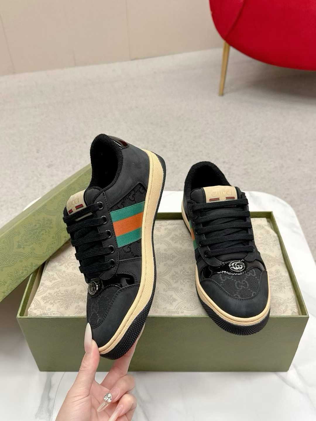 Aurora Custom StudioGucci Screener GG Supreme Sneakers - Image 3
