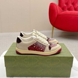 Aurora Custom StudioGucci Screener GG Supreme Sneakers