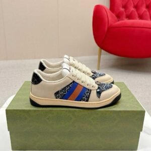 Aurora Custom StudioGucci Screener GG Supreme Sneakers