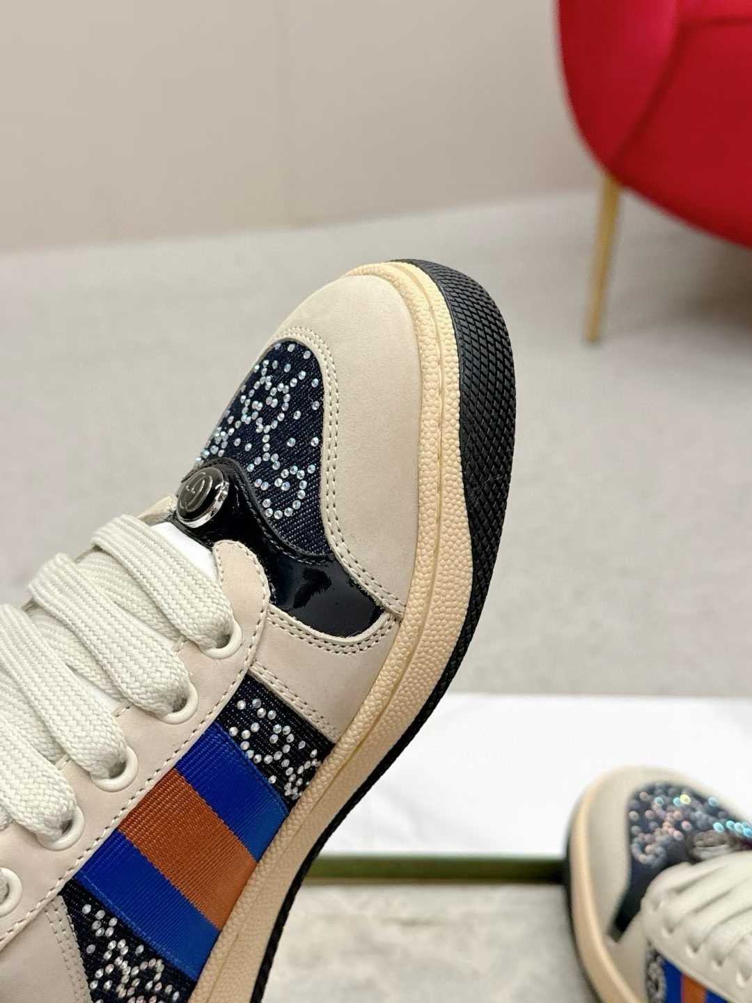 Aurora Custom StudioGucci Screener GG Supreme Sneakers - Image 7