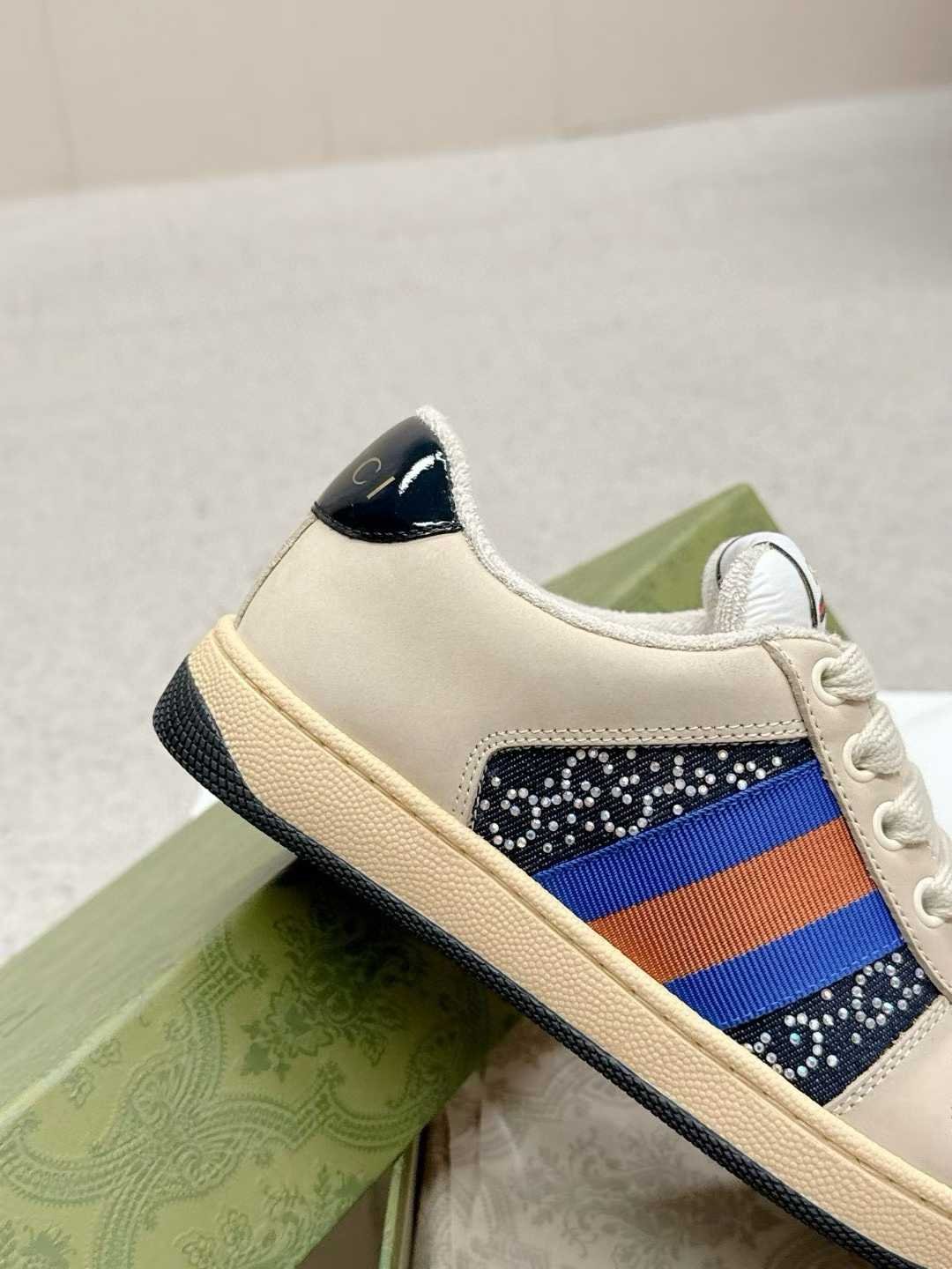 Aurora Custom StudioGucci Screener GG Supreme Sneakers - Image 8