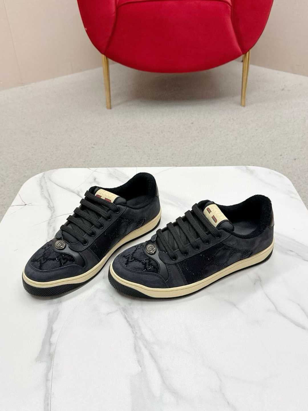 Aurora Custom StudioGucci Screener GG Supreme Sneakers - Image 5