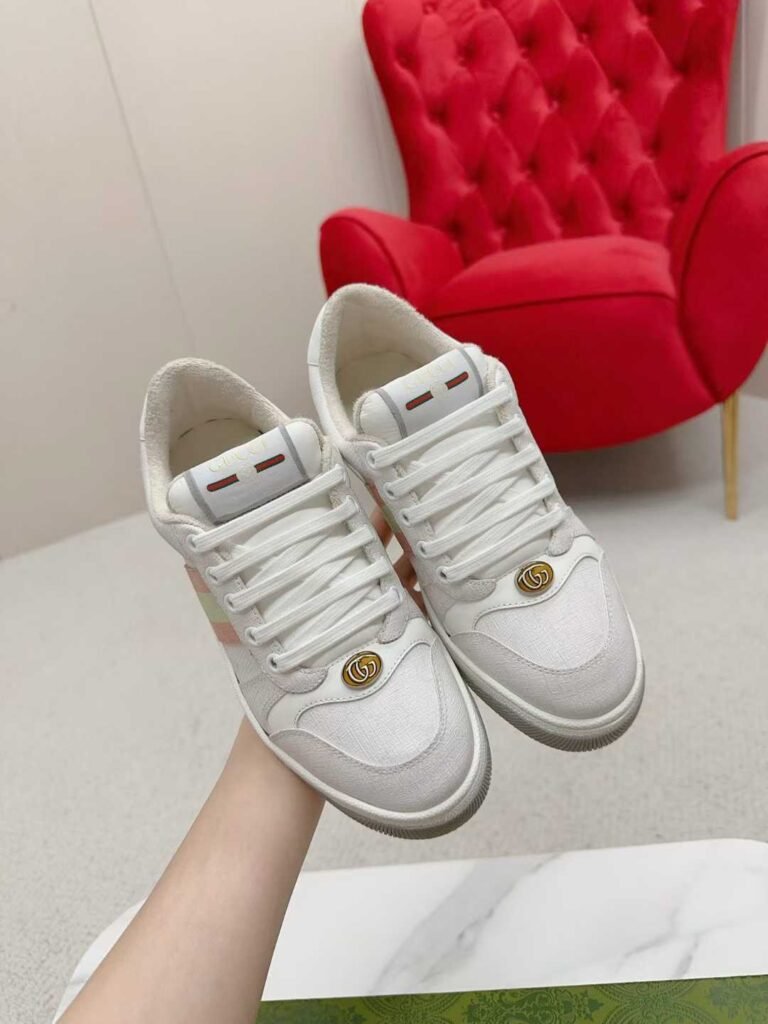 Aurora Custom StudioGucci Screener GG Supreme Sneakers