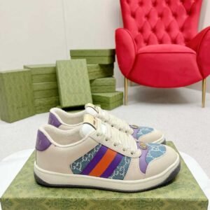 Aurora Custom StudioGucci Screener GG Supreme Sneakers