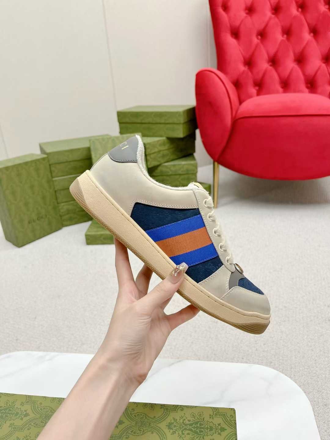 Aurora Custom StudioGucci Screener GG Supreme Sneakers - Image 4