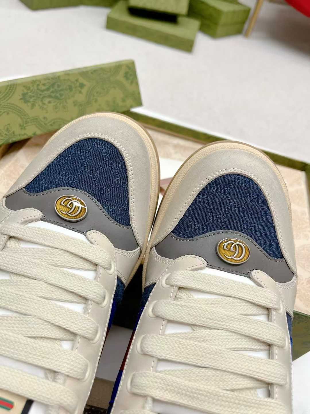 Aurora Custom StudioGucci Screener GG Supreme Sneakers - Image 7