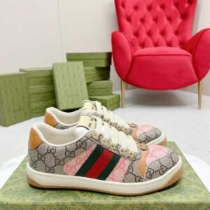 Aurora Custom StudioGucci Screener GG Supreme Sneakers