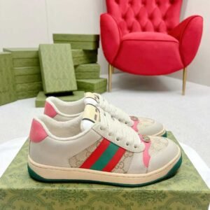 Aurora Custom StudioGucci Screener GG Supreme Sneakers