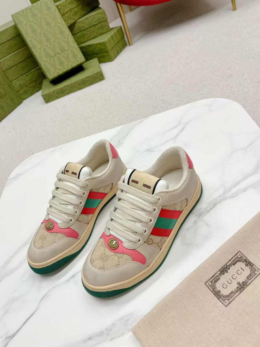 Aurora Custom StudioGucci Screener GG Supreme Sneakers - Image 4