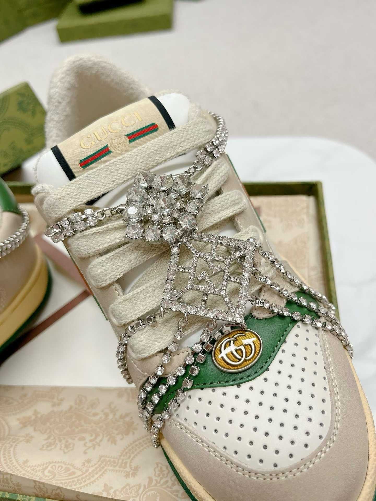 Aurora Custom StudioGucci Screener GG Supreme Sneakers - Image 7