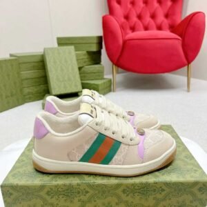 Aurora Custom StudioGucci Screener GG Supreme Sneakers