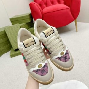 Aurora Custom StudioGucci Screener GG Supreme Sneakers