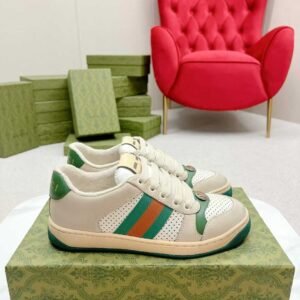 Aurora Custom StudioGucci Screener GG Supreme Sneakers