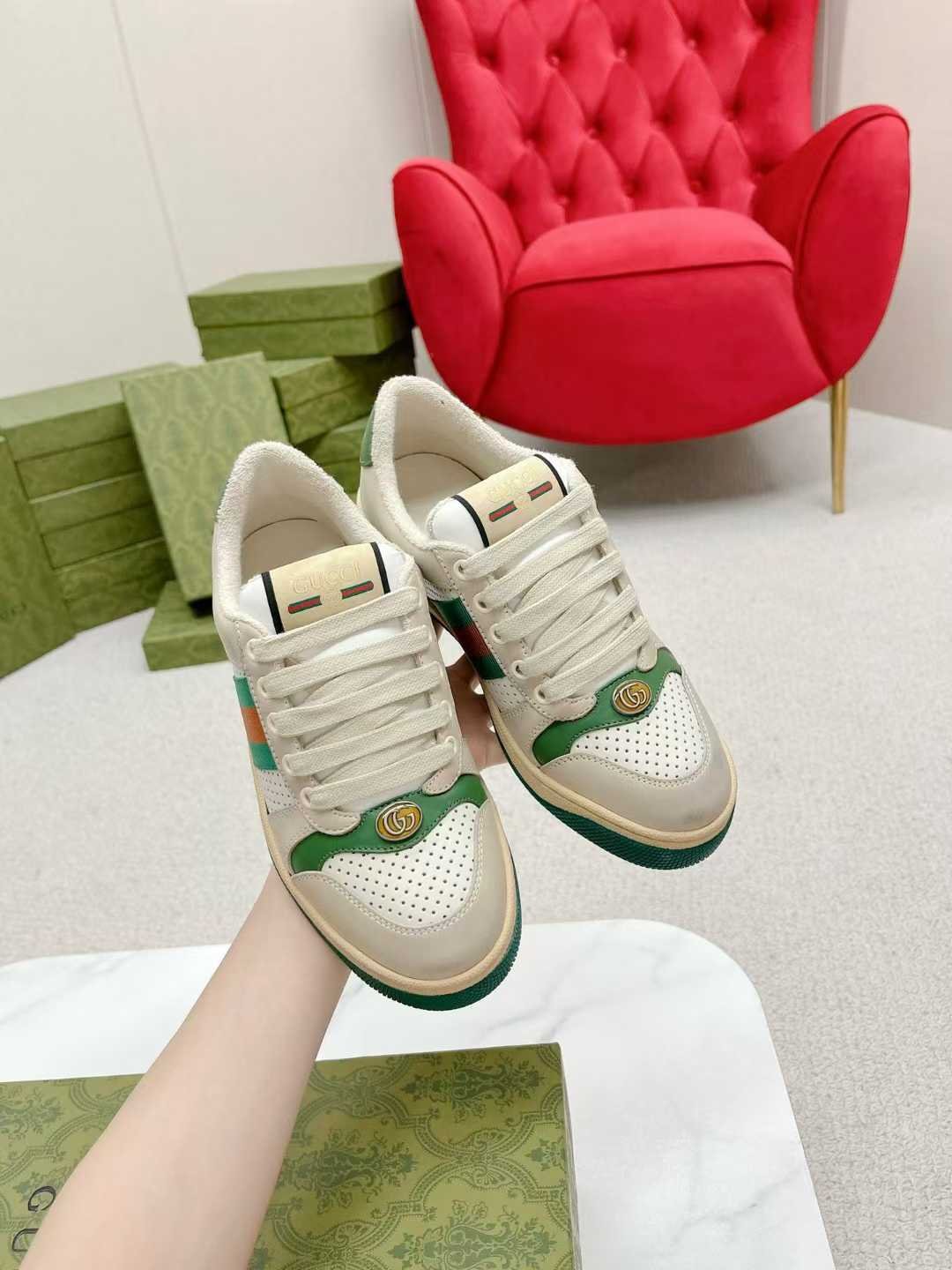 Aurora Custom StudioGucci Screener GG Supreme Sneakers - Image 3