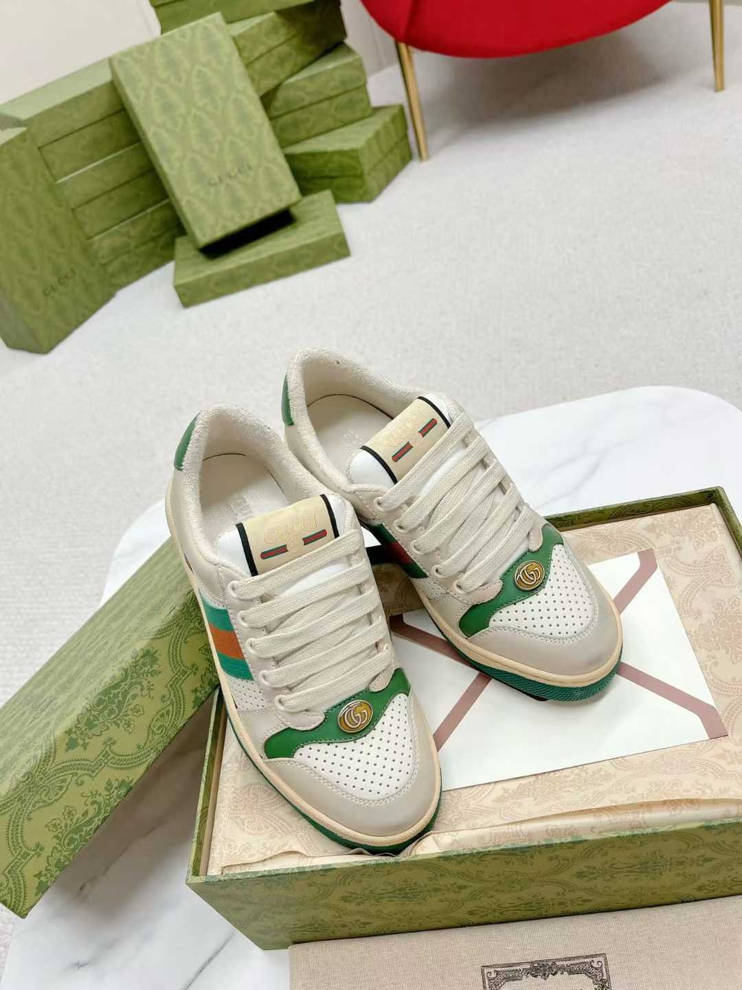 Aurora Custom StudioGucci Screener GG Supreme Sneakers - Image 6