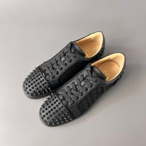 Aurora Custom Christian Louboutin Louis Junior Spikes Studded Low-Top SneakersTop-tier cutting-edge batch of high-quality goods